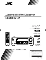 JVC RX-8000VBK Instructions Manual предпросмотр