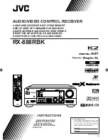 JVC RX-888RBK Instructions Manual preview