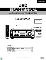 JVC RX-9010VBK Service Manual предпросмотр