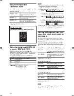 Предварительный просмотр 22 страницы JVC RX-D205S - Home Theater Receiver Instructions Manual