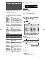 Предварительный просмотр 23 страницы JVC RX-D205S - Home Theater Receiver Instructions Manual