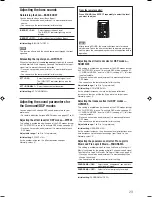 Предварительный просмотр 25 страницы JVC RX-D205S - Home Theater Receiver Instructions Manual