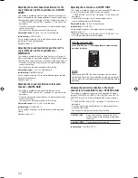 Предварительный просмотр 26 страницы JVC RX-D205S - Home Theater Receiver Instructions Manual