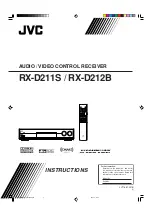 Предварительный просмотр 1 страницы JVC RX-D211SJ Instructions Manual