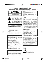 Предварительный просмотр 2 страницы JVC RX-D212B - AV Receiver Instructions Manual