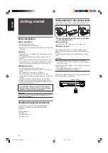 Предварительный просмотр 6 страницы JVC RX-D212B - AV Receiver Instructions Manual