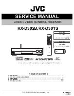 JVC RX-D301S Service Manual preview