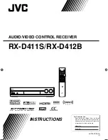 JVC RX-D411S - AV Receiver Instructions Manual preview