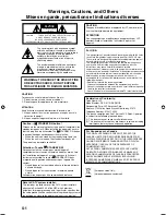 Предварительный просмотр 2 страницы JVC RX-D411S - AV Receiver Instructions Manual