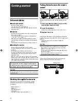 Предварительный просмотр 8 страницы JVC RX-D411S - AV Receiver Instructions Manual