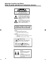 Предварительный просмотр 2 страницы JVC RX-DP15B - AV Receiver Instructions Manual