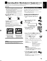 Предварительный просмотр 167 страницы JVC RX-DP15B - AV Receiver Instructions Manual