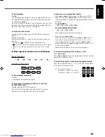 Preview for 23 page of JVC RX-DV31 Instructions Manual