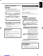 Preview for 27 page of JVC RX-DV31 Instructions Manual