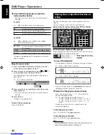 Preview for 46 page of JVC RX-DV31 Instructions Manual