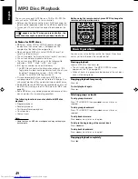 Preview for 54 page of JVC RX-DV31 Instructions Manual