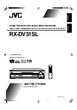 JVC RX-DV31SL Instructions Manual предпросмотр