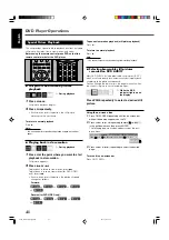 Предварительный просмотр 44 страницы JVC RX-DV31SL Instructions Manual