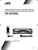 Preview for 1 page of JVC RX-DV3RSL Instructions Manual