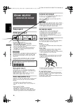 Preview for 108 page of JVC RX-E5S Instructions For Use Manual