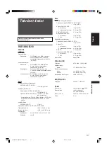 Preview for 139 page of JVC RX-E5S Instructions For Use Manual