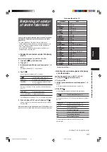 Preview for 203 page of JVC RX-E5S Instructions For Use Manual