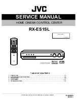 Preview for 1 page of JVC RX-ES1SL Service Manual