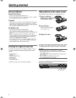 Предварительный просмотр 8 страницы JVC RX-ES9SL Instructions Manual