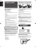 Preview for 6 page of JVC RX-F31S Instructions Manual