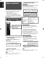 Preview for 14 page of JVC RX-F31S Instructions Manual