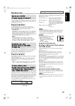 Preview for 47 page of JVC RX-THSW8 (German) Instructions Manual