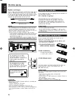 Preview for 14 page of JVC RX5032VSL - Dolby/DTS 5 x Receiver Instruction Manual