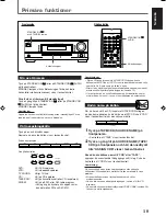 Preview for 15 page of JVC RX5032VSL - Dolby/DTS 5 x Receiver Instruction Manual