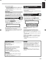 Preview for 17 page of JVC RX5032VSL - Dolby/DTS 5 x Receiver Instruction Manual