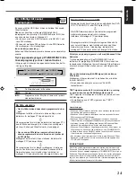 Preview for 29 page of JVC RX5032VSL - Dolby/DTS 5 x Receiver Instruction Manual