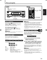 Preview for 49 page of JVC RX5032VSL - Dolby/DTS 5 x Receiver Instruction Manual