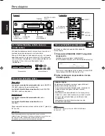 Preview for 50 page of JVC RX5032VSL - Dolby/DTS 5 x Receiver Instruction Manual