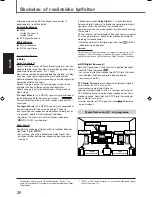 Preview for 98 page of JVC RX5032VSL - Dolby/DTS 5 x Receiver Instruction Manual