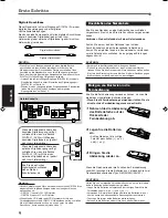 Preview for 116 page of JVC RX5032VSL - Dolby/DTS 5 x Receiver Instruction Manual