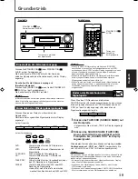 Preview for 117 page of JVC RX5032VSL - Dolby/DTS 5 x Receiver Instruction Manual