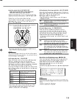 Preview for 121 page of JVC RX5032VSL - Dolby/DTS 5 x Receiver Instruction Manual