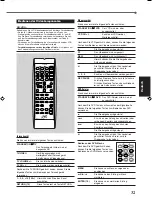 Preview for 139 page of JVC RX5032VSL - Dolby/DTS 5 x Receiver Instruction Manual