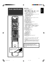 Предварительный просмотр 5 страницы JVC RXD702B - AV Receiver Instructions Manual