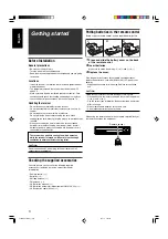 Предварительный просмотр 8 страницы JVC RXD702B - AV Receiver Instructions Manual