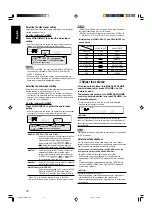 Предварительный просмотр 22 страницы JVC RXD702B - AV Receiver Instructions Manual