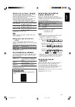 Предварительный просмотр 33 страницы JVC RXD702B - AV Receiver Instructions Manual