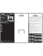 JVC SP-A110 Instructions предпросмотр