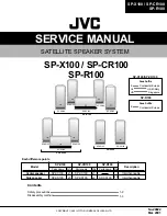 JVC SP-CR100 Service Manual preview