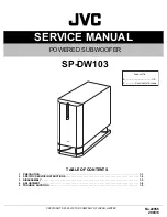 JVC SP-DW103 Service Manual preview