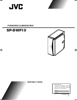 JVC SP-DWF10 Instructions Manual preview